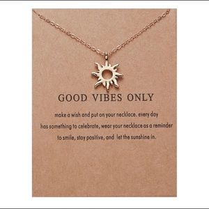 Cute sun necklace